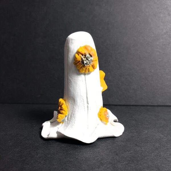 Adopt A Ghost - Mini Statuette with Sunflowers