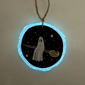Flying Ghost - Glowing Ornament
