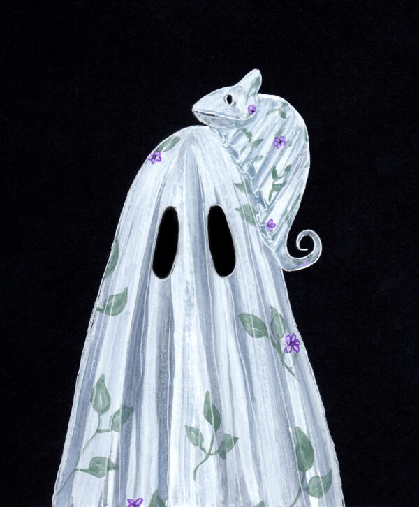 Ghost With Ghost Chameleon - Floral