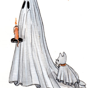 Ghost With Cat