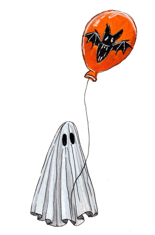 Little Ghost With Balloon