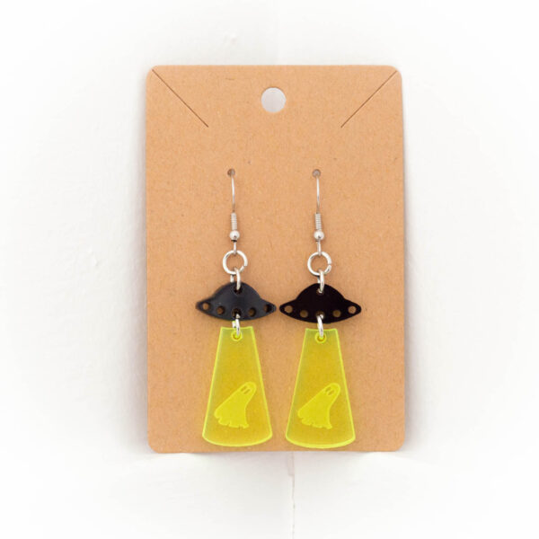 UFO Ghost Earrings