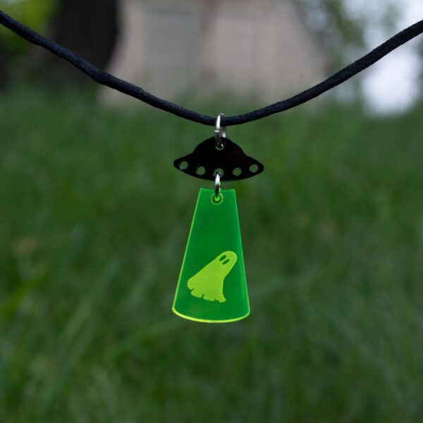 UFO Ghost Necklace