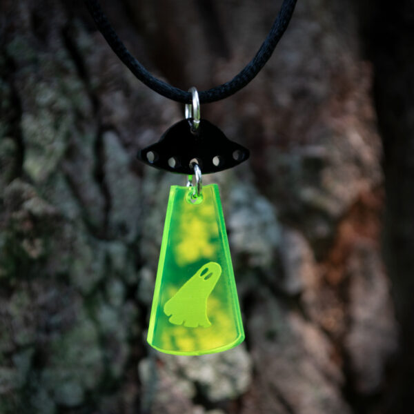 UFO Ghost Necklace