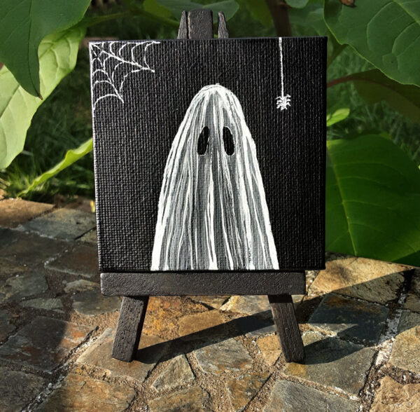 Spider Ghost Mini Canvas Original