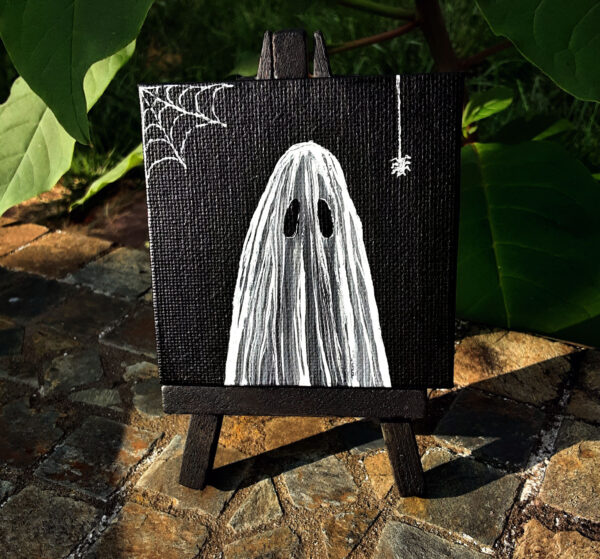 Spider Ghost Mini Canvas Original