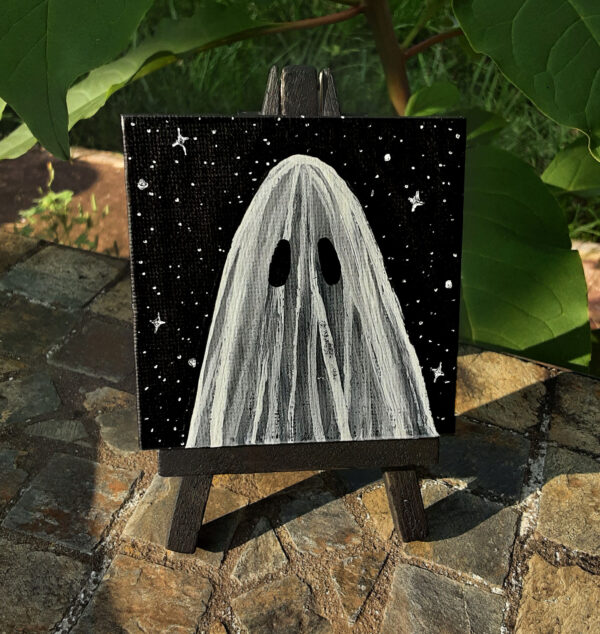 Ghost In The Stars Mini Canvas Original