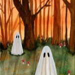 Mushroom Forest Ghost - Mini Painting