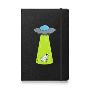 UFO Ghost Hardcover bound notebook