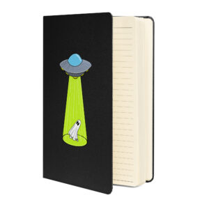 UFO Ghost Hardcover bound notebook