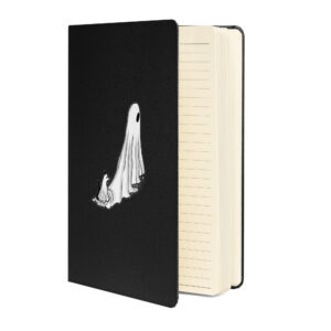 Ghost Ghost Cat Hardcover bound notebook