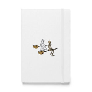Skeleton & Ghost Hardcover bound notebook