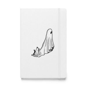 Ghost Ghost Cat Hardcover bound notebook