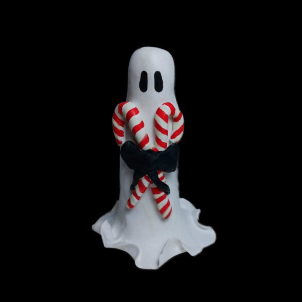 Adopt A Ghost - Glowing Candy Cane Ghost