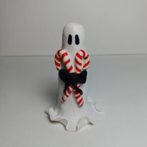 Adopt A Ghost - Glowing Candy Cane Ghost