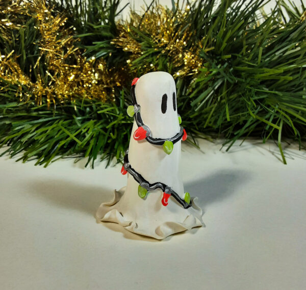 Adopt A Ghosts - Holiday Ghosts Clay Statuette Set of 3