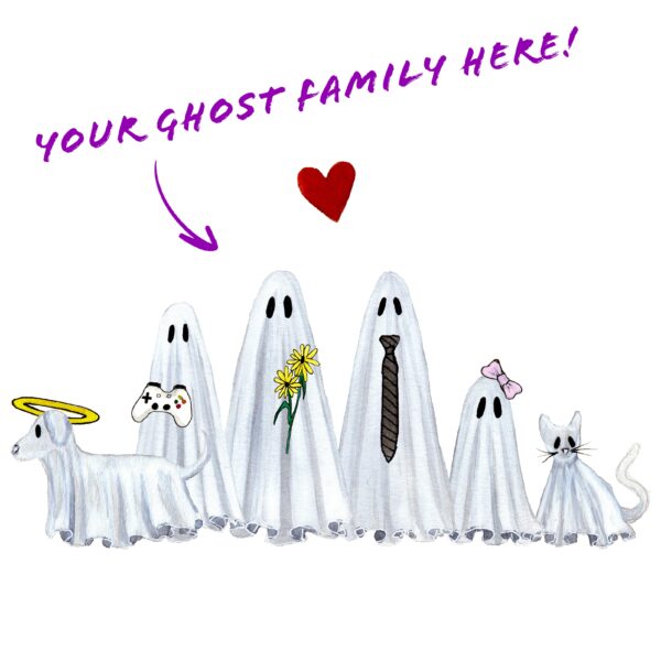 Custom Original Ghost Family Portrait