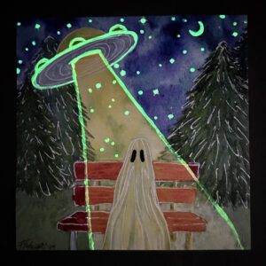 UFO Ghost Glowing Limited Print