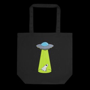 UFO Ghost Eco Tote Bag