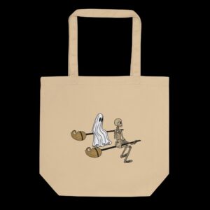 Skeleton & Ghost Eco Tote Bag