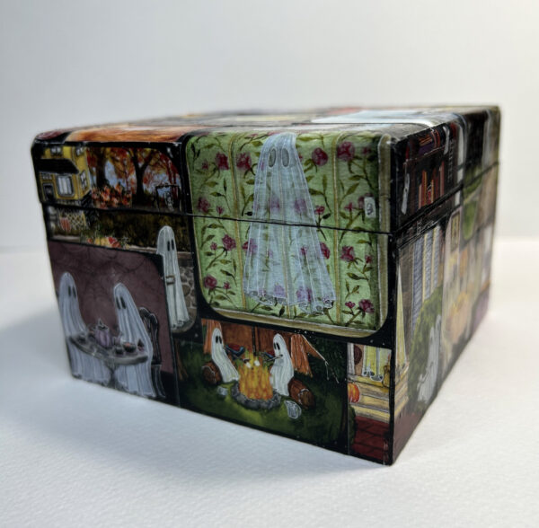 Ghostober 2024 Wooden Trinket Box