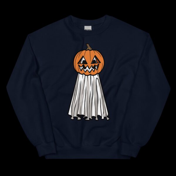 Pumpkin Head Ghost - Unisex Sweatshirt