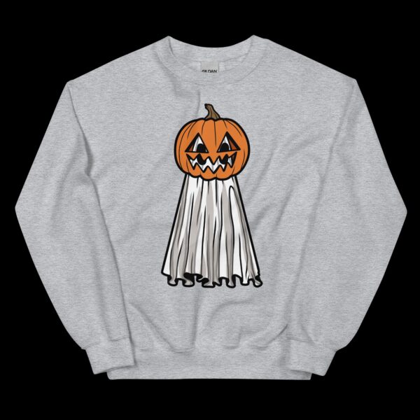 Pumpkin Head Ghost - Unisex Sweatshirt