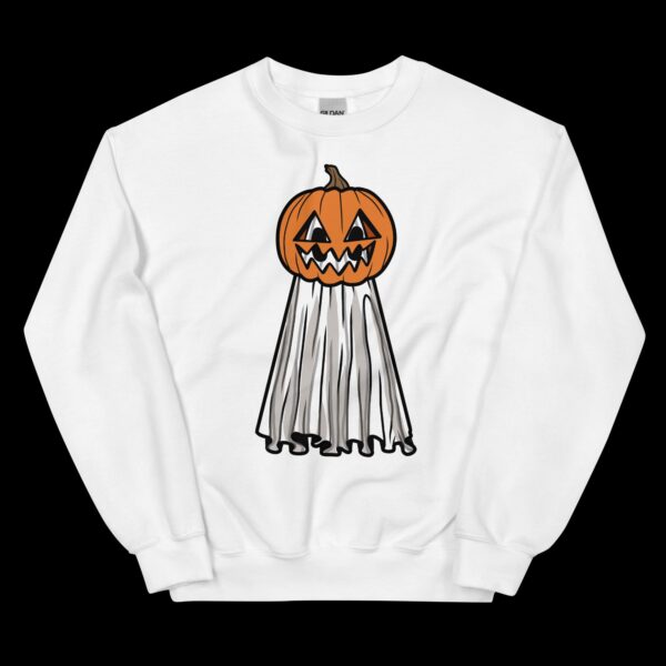 Pumpkin Head Ghost - Unisex Sweatshirt