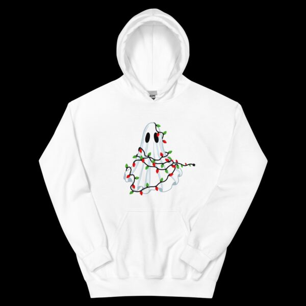 Wrapped Up Ghost - Unisex Hoodie - Image 2