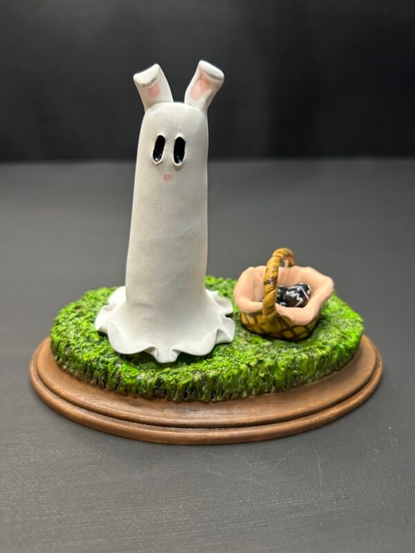 Easter Bunny Ghost - Miniature Vignette - Image 3